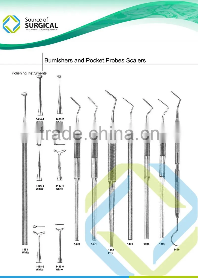 62 Periodontia instruments