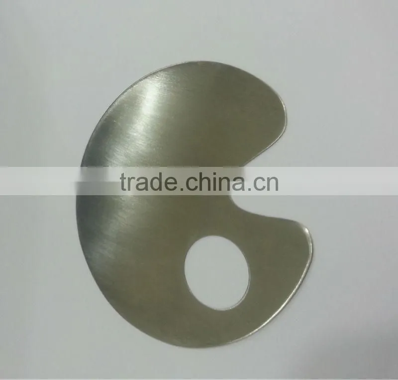 Stainless Steel Mixing Palette with hole Cosmetic Makeup Palette