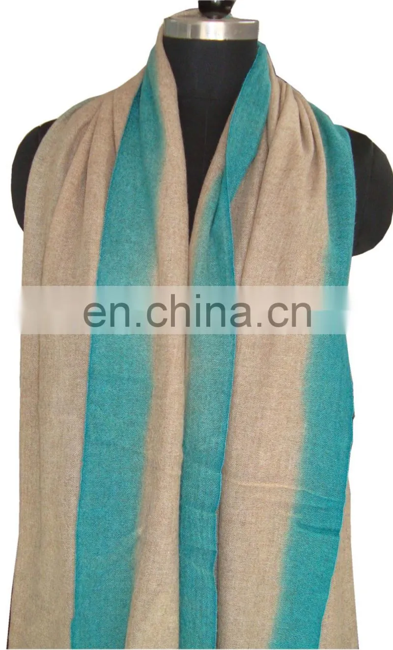 Gauze pashmina wool shawl ,Ombre Wool Pashmina Shawls