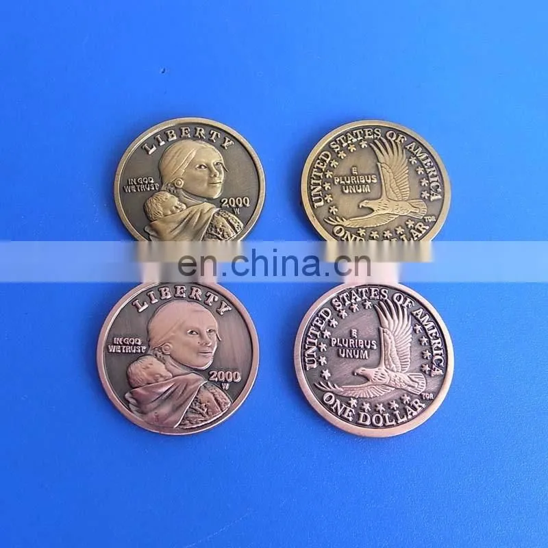 United states of america one dollar souvenir metal coins