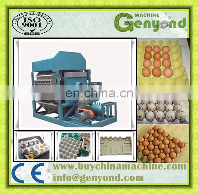 production line machine making egg tray