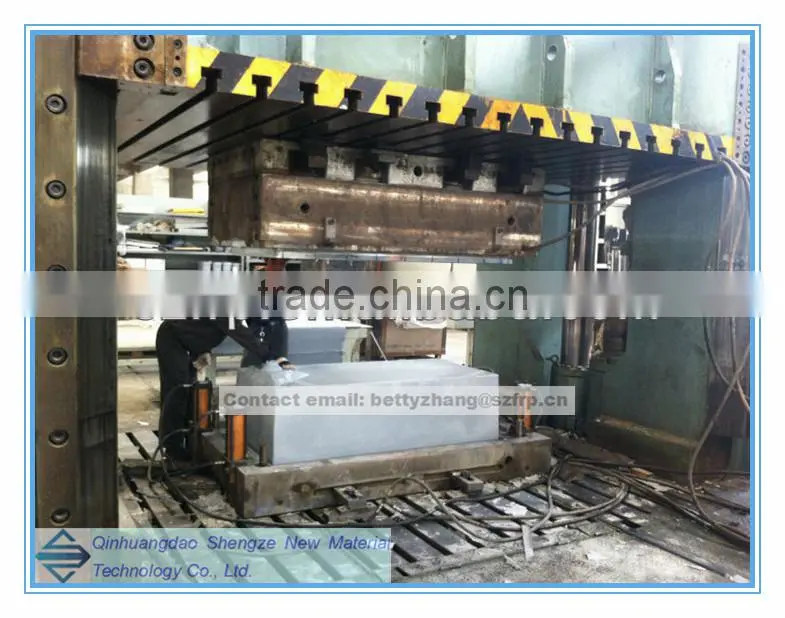 FRP reaction box, surface gel coat fish tank, GRP frp tank