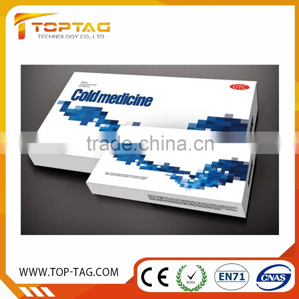 Recycled Paper Materials LF,HF,UHF chip customized all Rfid box for pill