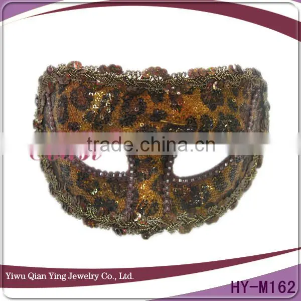 high quality leopard print party mask sequins party mask