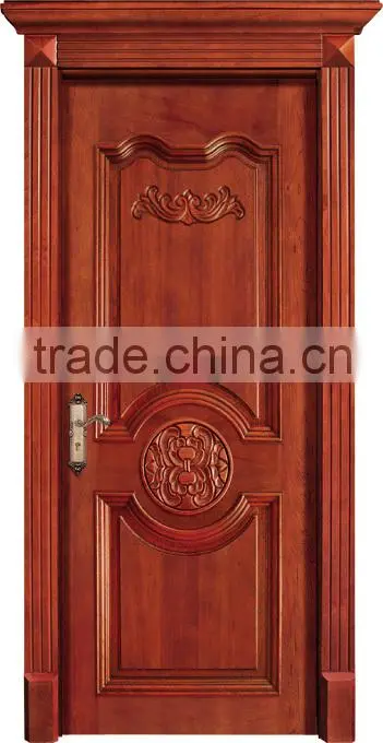 China Top door factory luxury high quality cheap door wooden door
