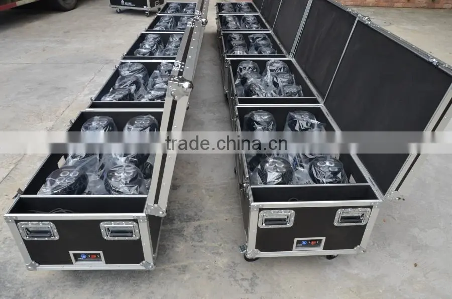 2016 newest led decoration light for wedding rgbw 4 in 1 battery powered led par can light price for sale