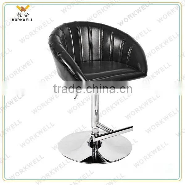 WorkWell wholesales PVC adjustable steel swivel bar stool(Kw-B2122)