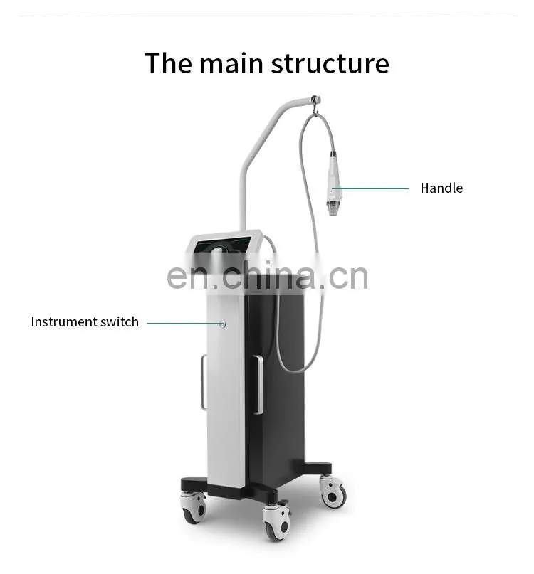 Gold RF Fractional Microneedle Machine Lifting Scars Wrinkles Remove Whitening Instrument Beauty Salon Skin Tightening Device