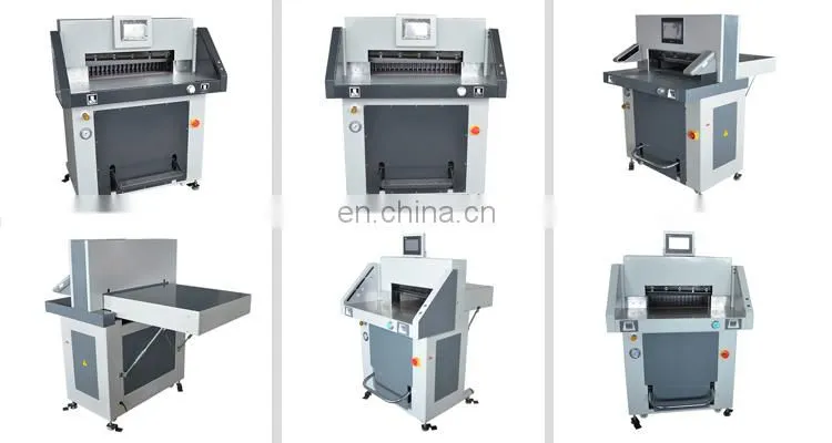 A3 720mm Automatic Paper Die Hydraulic Industry Guillotine Paper Cutting Machine with LCD Touch Screen
