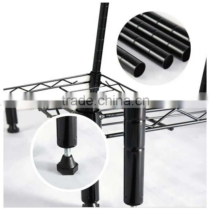 Mordern collapsible metal rack with four layers