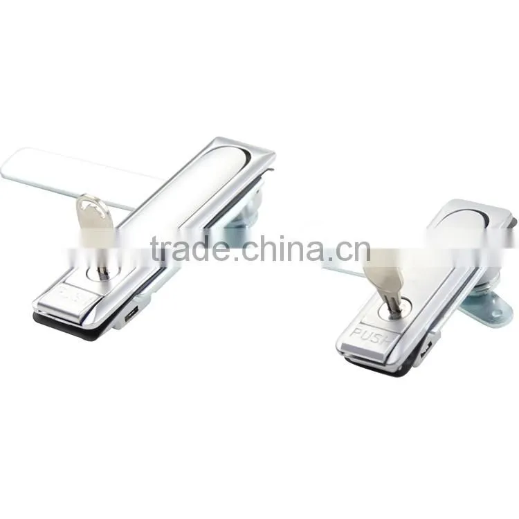 ROHS Chrome Plated Plane Cabinet Lock for Electronic Cubicle