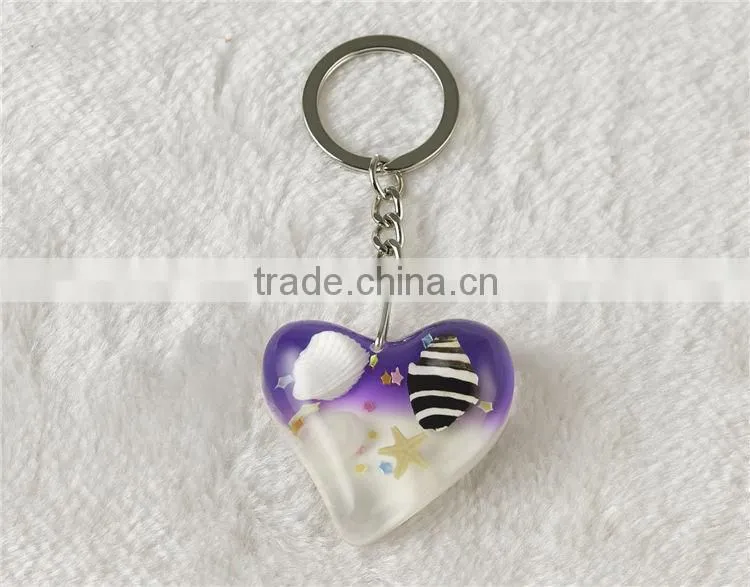 Real bug flower sea horse scorpion wholesale key chain rope