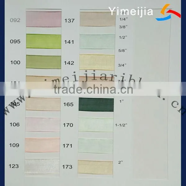 Wholesale nylon sheer organza ribbons