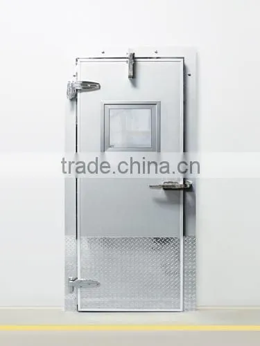 stainless steel cold room swing door with double leaves