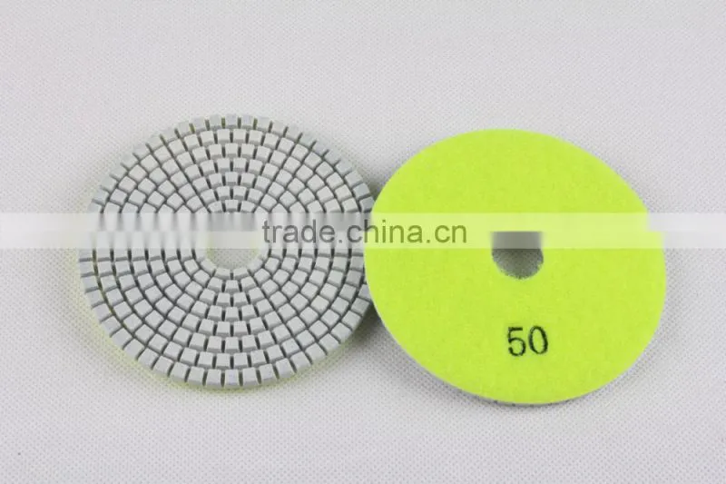 New engineered 7 step white resin Polishing Pads