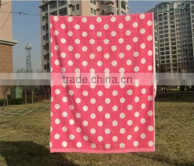 100% cotton reactive printed velour beach towel(REBT006)