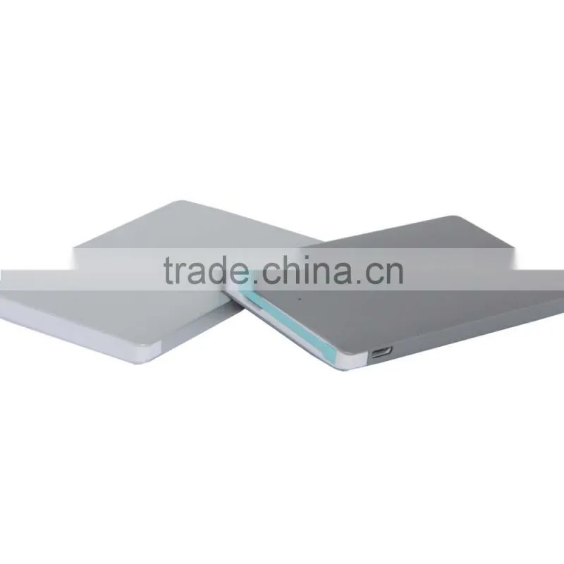 credit card power bank for Samsung and Iphone 5 portable 5v lipo battery power bank