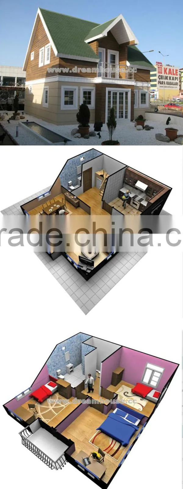 2016 New House Hot Selling Prefab Homes Luxury Housing