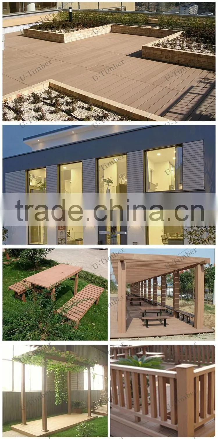 Garden wood plastic composite wpc chair for outdoor