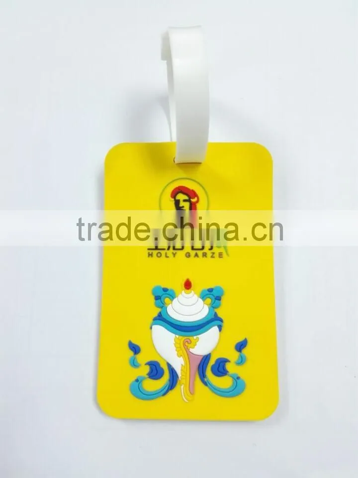 waterproof souvenir pvc luggage tag
