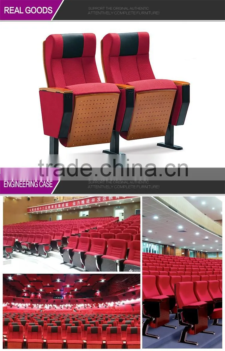 Cheap Church Seat Office Cover Fabric Folding Stacking Auditorium Home Theatre Seating Meeting Hall Chair