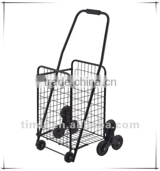 Beautiful Design Practical Aluminum Foldable Mutiple Wheels Shopping Trolley Cart