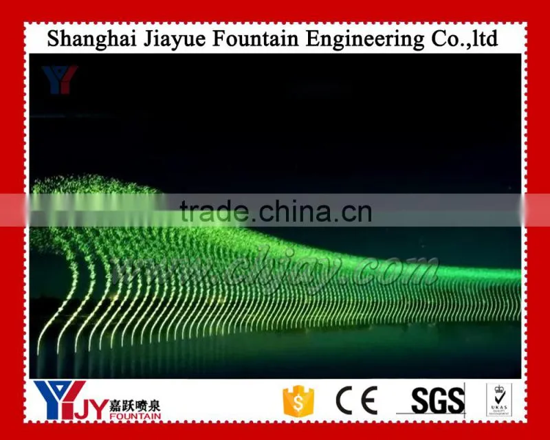 One-dimensional digital fountain nozzle