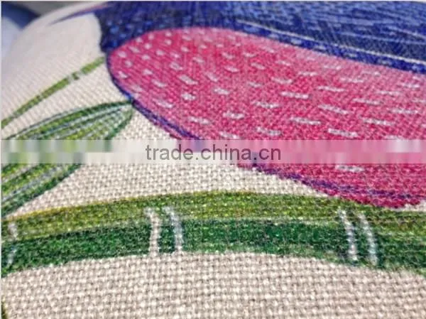 2014 New Design Lovely Bird Cartoon100% cotton wholesale cushion covers