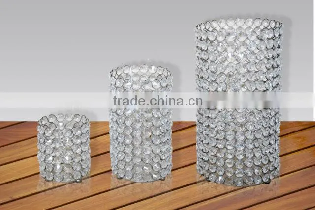 Crystal Hurricane Candle Holder