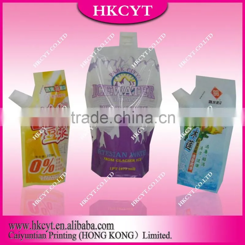 Hot sale free shaped pouch for dried food/aluminum foil plastic bag