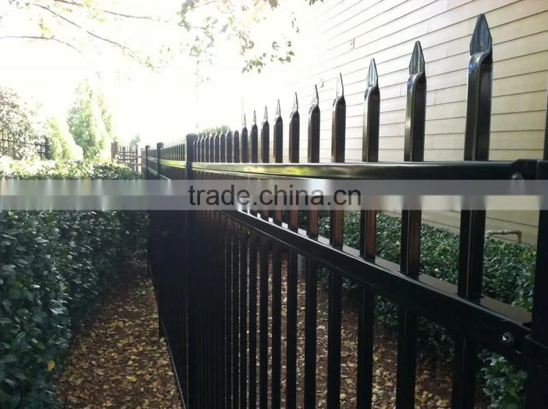 Used Auburn Concealed Fastener Wrought Iron Fence for Sale