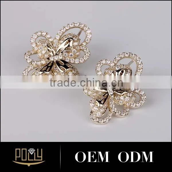 2015 fashion jewelry set design gold silver plated necklaces and earrings ring silver jewelry set