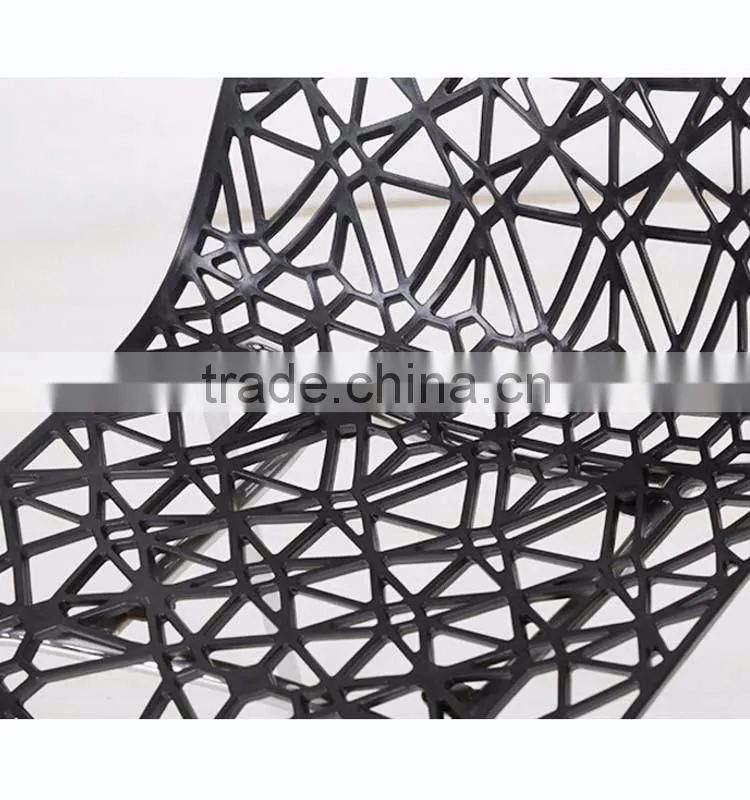 Hollow Personality Design Plastic Chairs Colored Home Goods Grid Office Chair