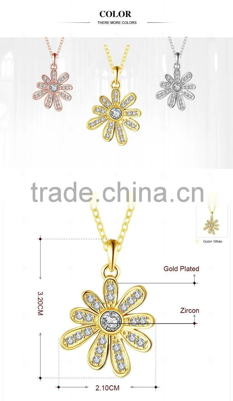 yellow golden jewelry necklace,zircon necklace for women,lady necklaces