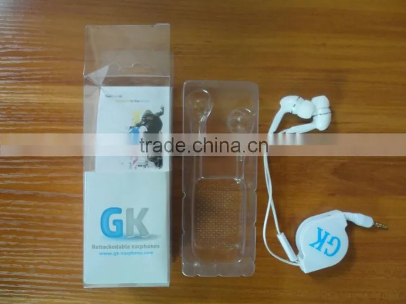 colorful retractable earphones