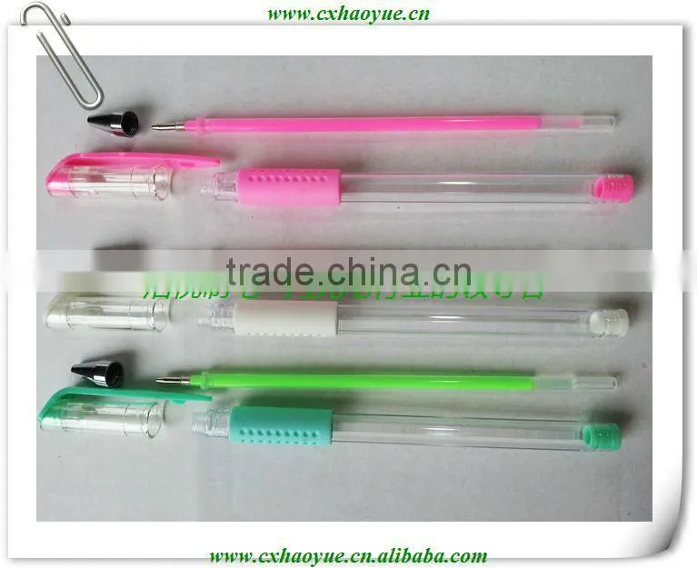 cheap high quality plastic 009 pastel gel pen for school&office