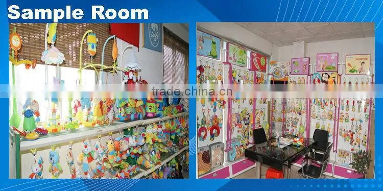 Babyfans 2015 New Product Cartoon Animal Toys And Plush Stuffed Baby Toys Baby teether toy with rattles