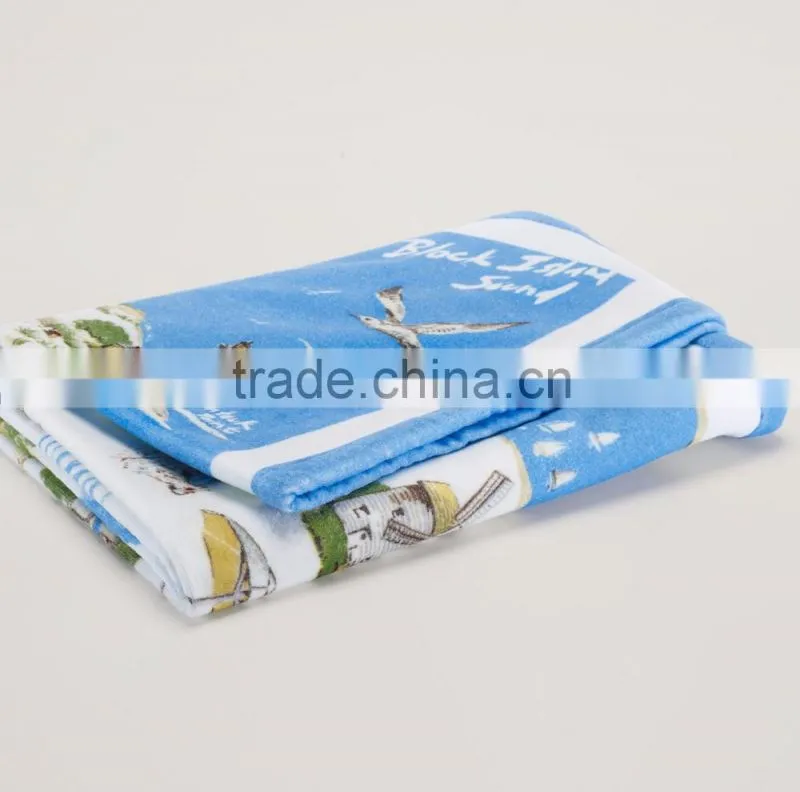 Wholesale Custom Color Cheap Microfiber Beach Towel
