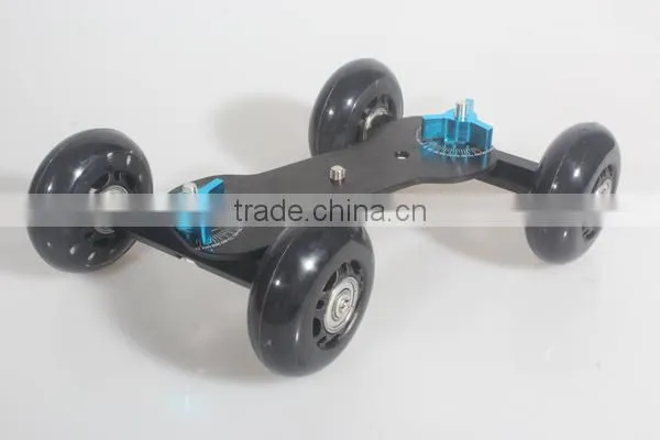 Super Mute Camera Video DSLR Movie Track Skater Dolly Skater Table Top Dolly Skater