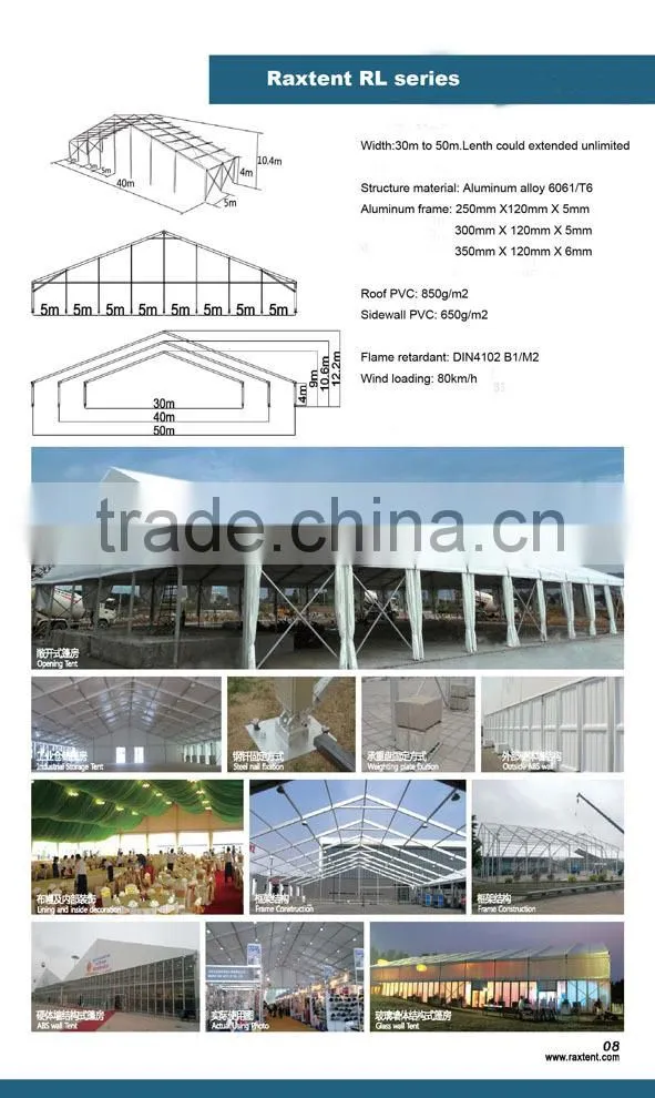 pagoda PVC tent with logo printing