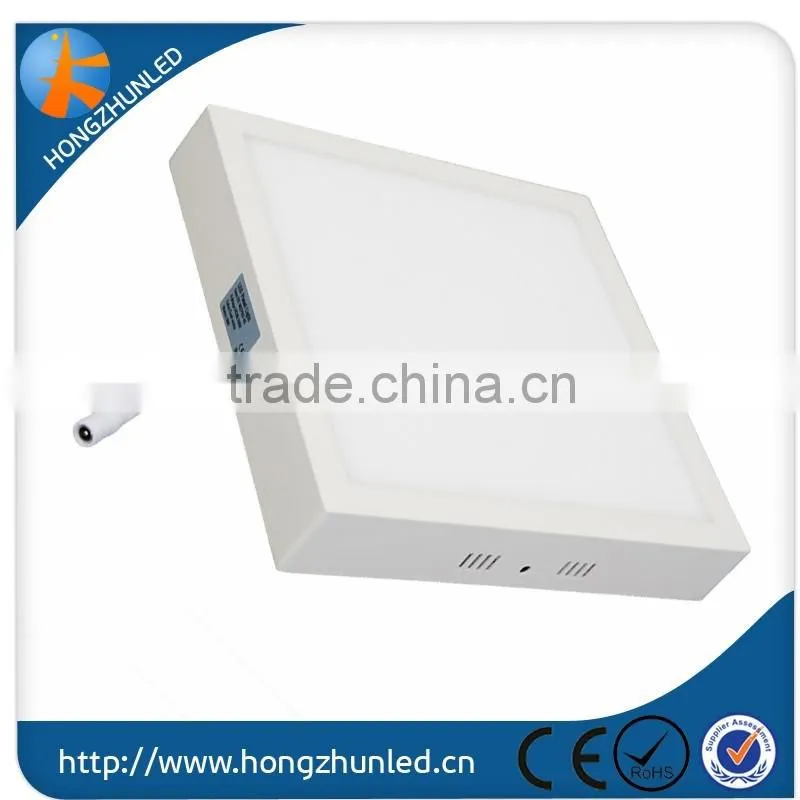 2016 smd recessed round led panel 6w 12w 18w led panel light square with warranty 2years