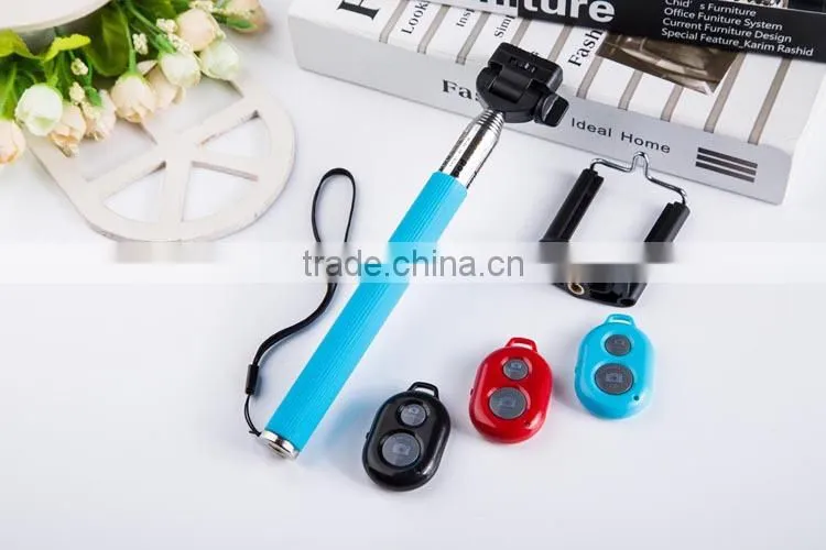 Portable Wireless Bluetooth monopod for cellphone ,remote controller