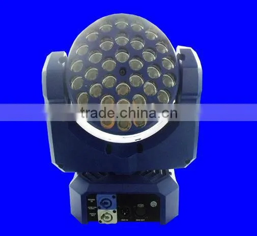 DMX control 108 3w RGB led moving head rgbw wash light