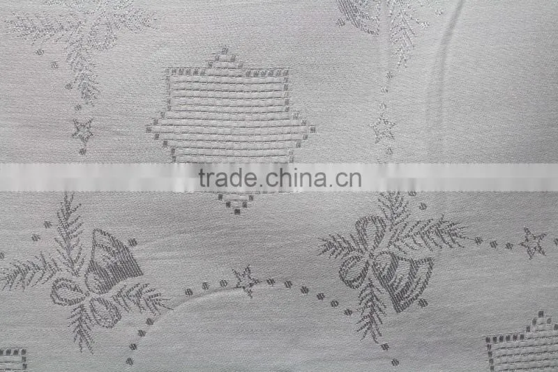 Polyester Elegant Colourful Dinning Design Jacquard Christmas Placemat