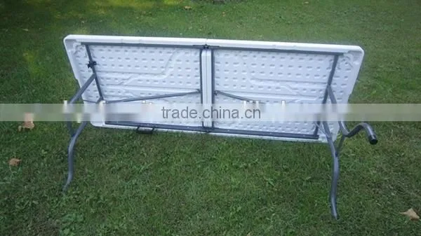 white folding plastic table HY-Z183