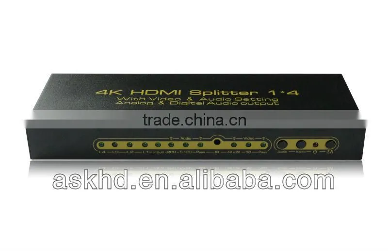 4 port hdmi splitter with SPDIF connection