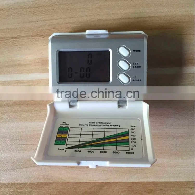 Multi-functional Walk Mate Step Distance Calorie Body Fat Counter Tracking Pedometer Fat Detecting Counter