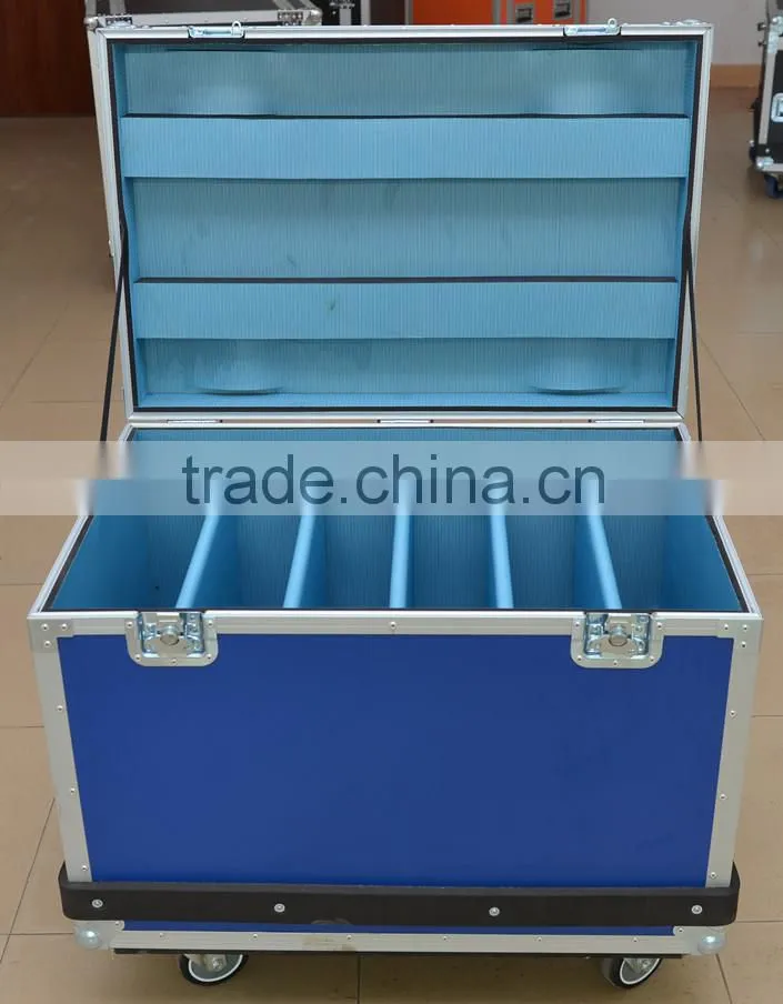 6 in 1 tool storage cabinet led display flight case