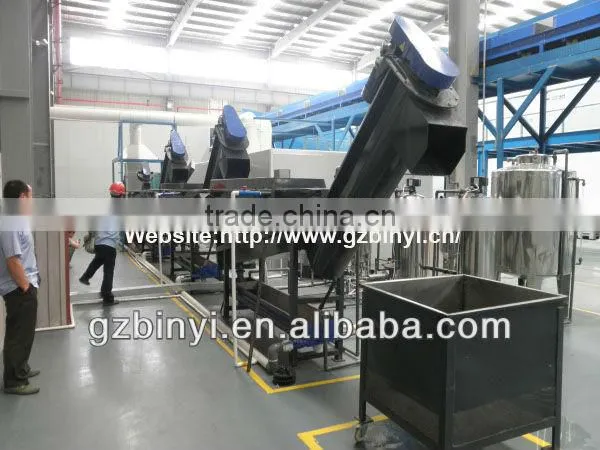 ABS, PS, PP TV shells recycling production line washing production Line YMWL-ABS/PS/PP1000-2000KG/hr