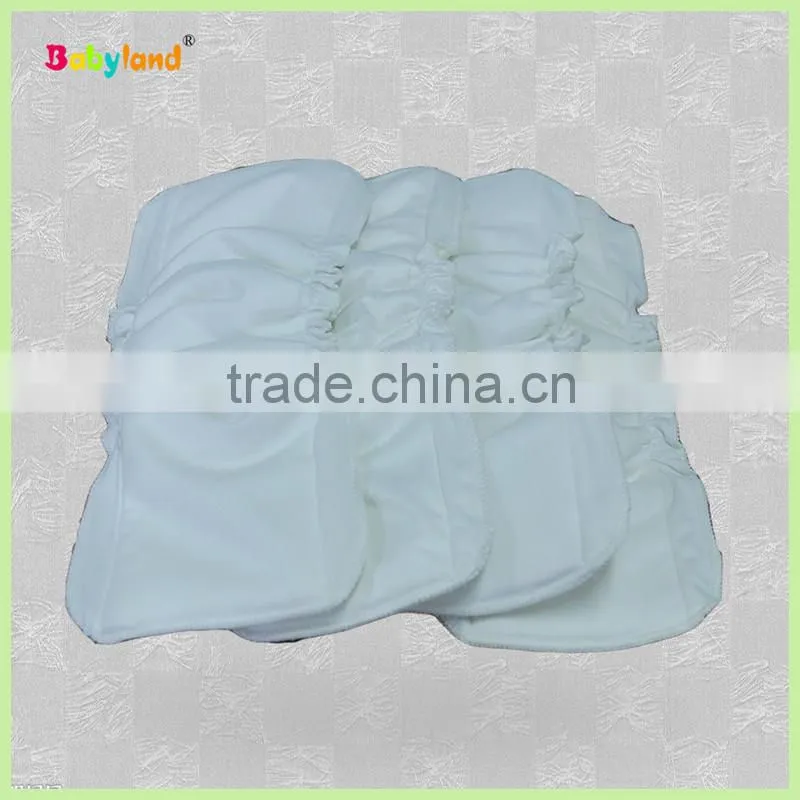 Bamboo Cotton Double Gussets Leak guard Waterproof Diaper Inserts